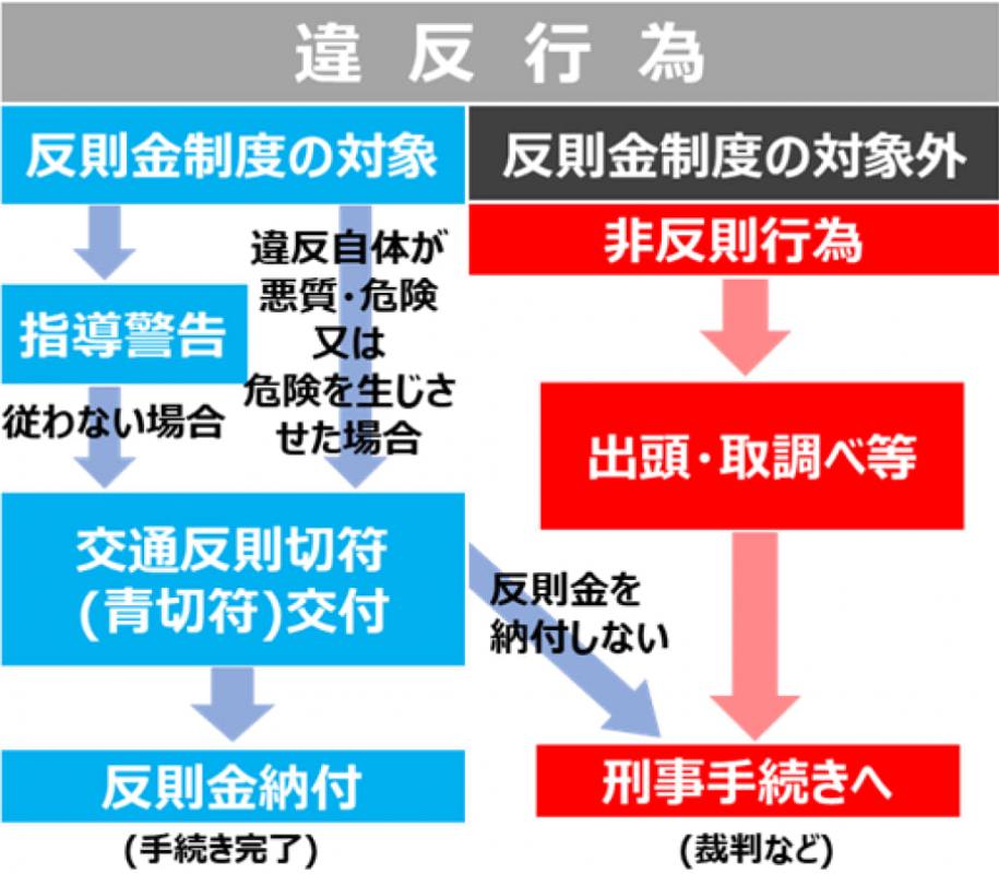 違反行為チャート