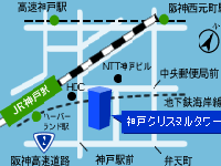 兵庫県神戸ハーバーランド庁舎の地図
