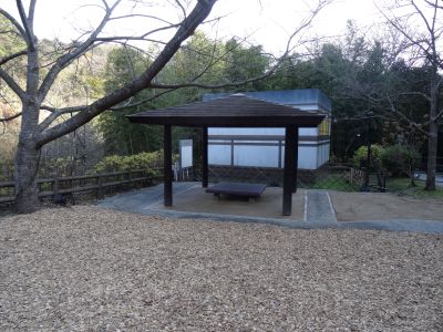 県立淡路島公園における竹チップの活用例