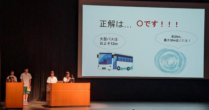 洲本実業高校の発表