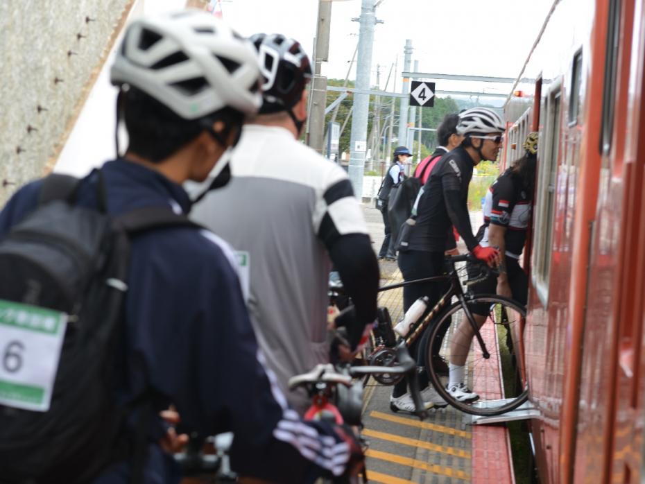 香呂駅で乗車