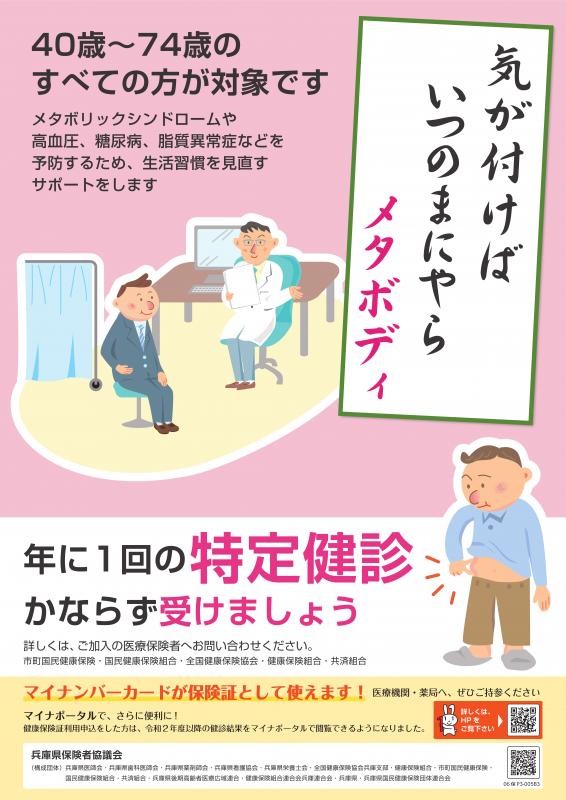 特定健診ポスター（令和6年度）