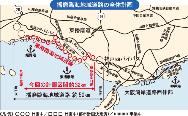 播磨臨海地域道路の全体計画