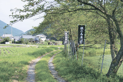 かつての馬車道の写真