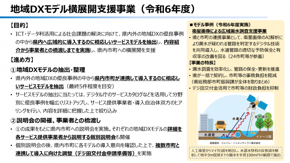 地域DXモデル横展開支援事業の概要