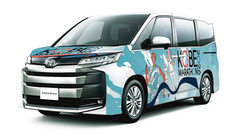 神戸マラソンサポートカー画像