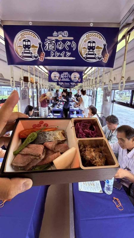 山田錦酒めぐりトレイン料理写真