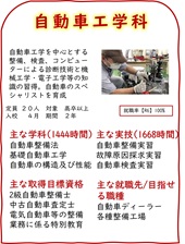 自動車工学科のご案内