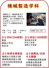 機械製造学科のご案内