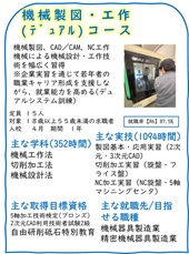 機械製図工作コースのご案内
