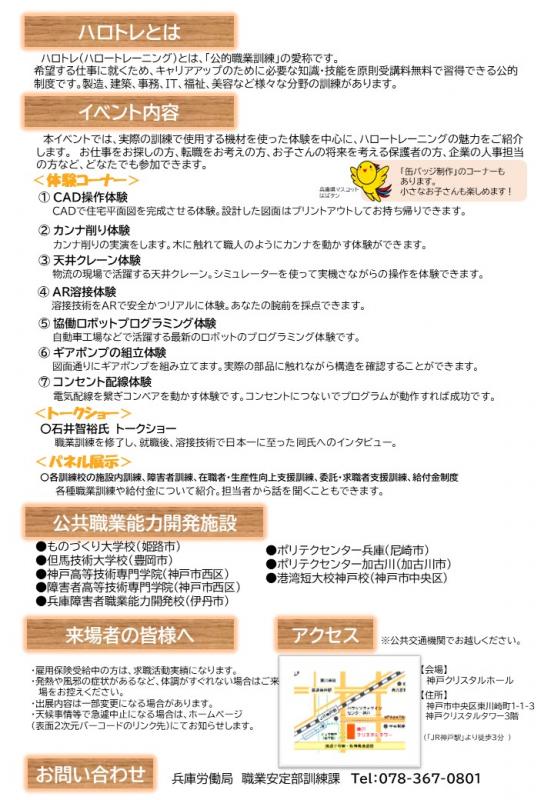 ハロトレフェス2026裏面