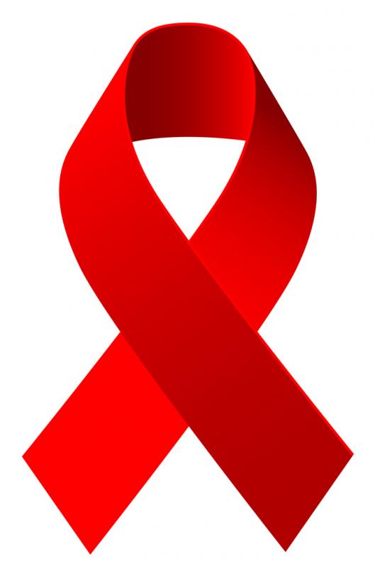 HIV赤リボン